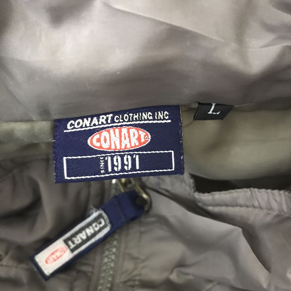 Vintage CONART Clothing Inc Skate Streetwear Bomber Jacket Size US L / EU 52-54 / 3 - 3 Thumbnail