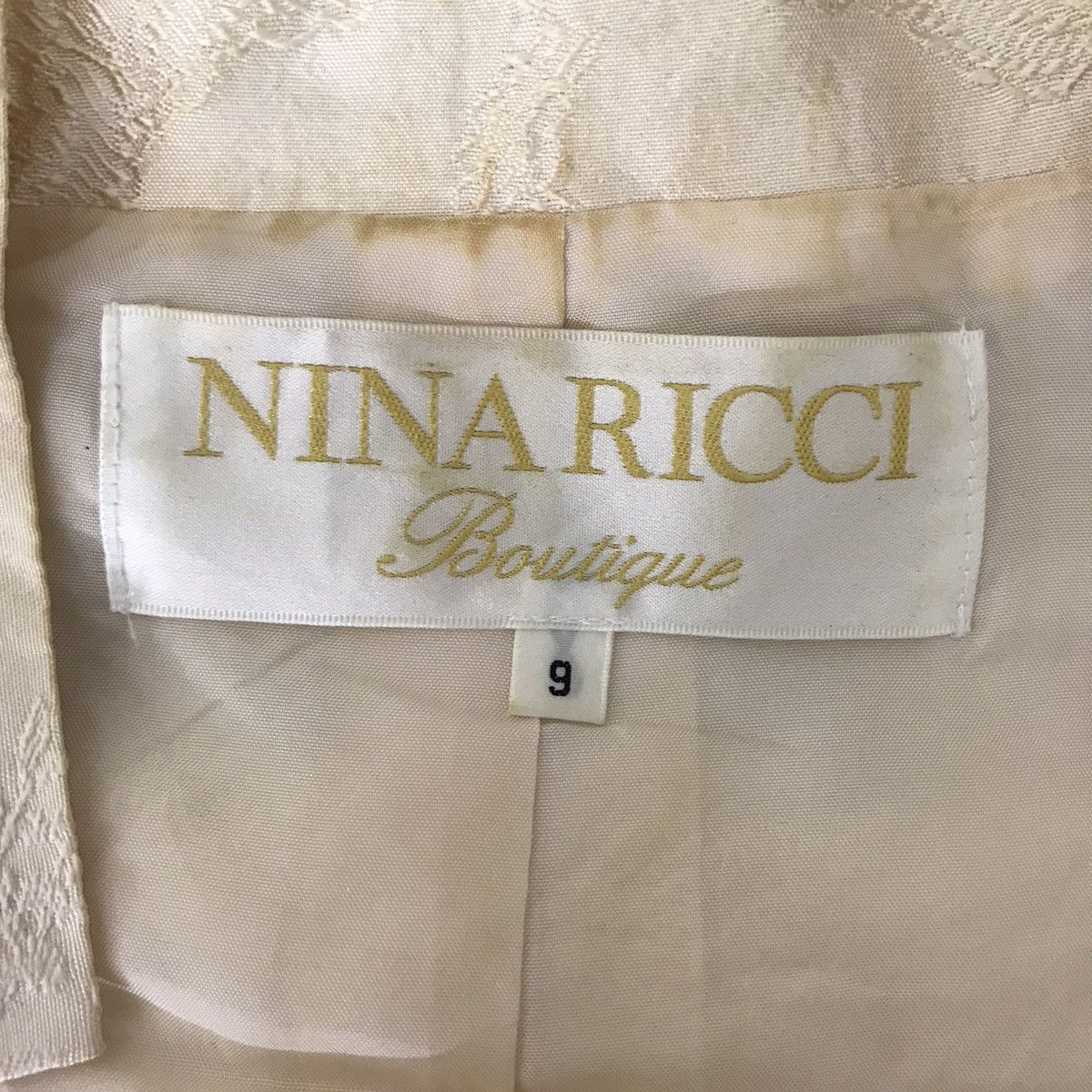 Nina Ricci NINA RICCI BOUTIQUE French Designer Blazer Coat Jacket Size ONE SIZE - 5 Thumbnail
