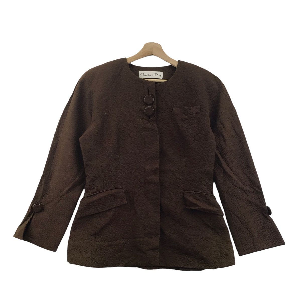 Christian Dior Monsieur Vintage CHRISTIAN DIOR CD French Designer Blazer Coat Jacket Size US S / EU 44-46 / 1 - 1 Thumbnail