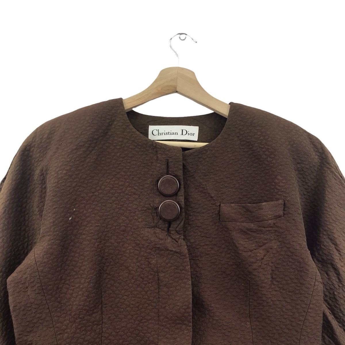 Christian Dior Monsieur Vintage CHRISTIAN DIOR CD French Designer Blazer Coat Jacket Size US S / EU 44-46 / 1 - 2 Thumbnail