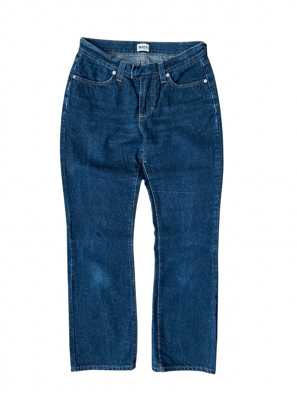 VTG 00s Y2K DOLCE & GABBANA BLUE SLIM BOOTCUT JEANS UK 8