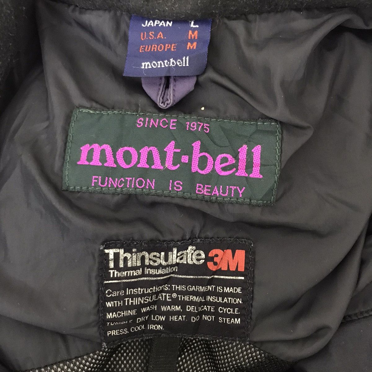 Montbell MONTBELL THINSULATE SKI Outdoor Hunting Bomber Jacket Size US L / EU 52-54 / 3 - 4 Thumbnail