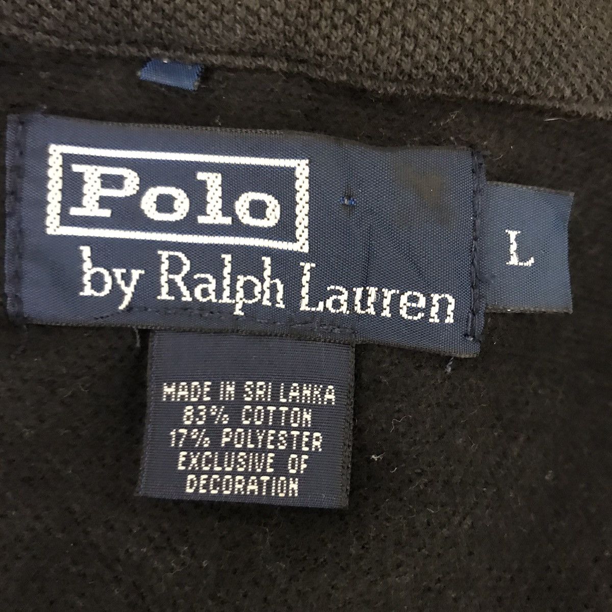Polo Ralph Lauren Vintage POLO RALPH LAUREN Big Pony Leather SweaterSweatshirt Size US L / EU 52-54 / 3 - 4 Thumbnail