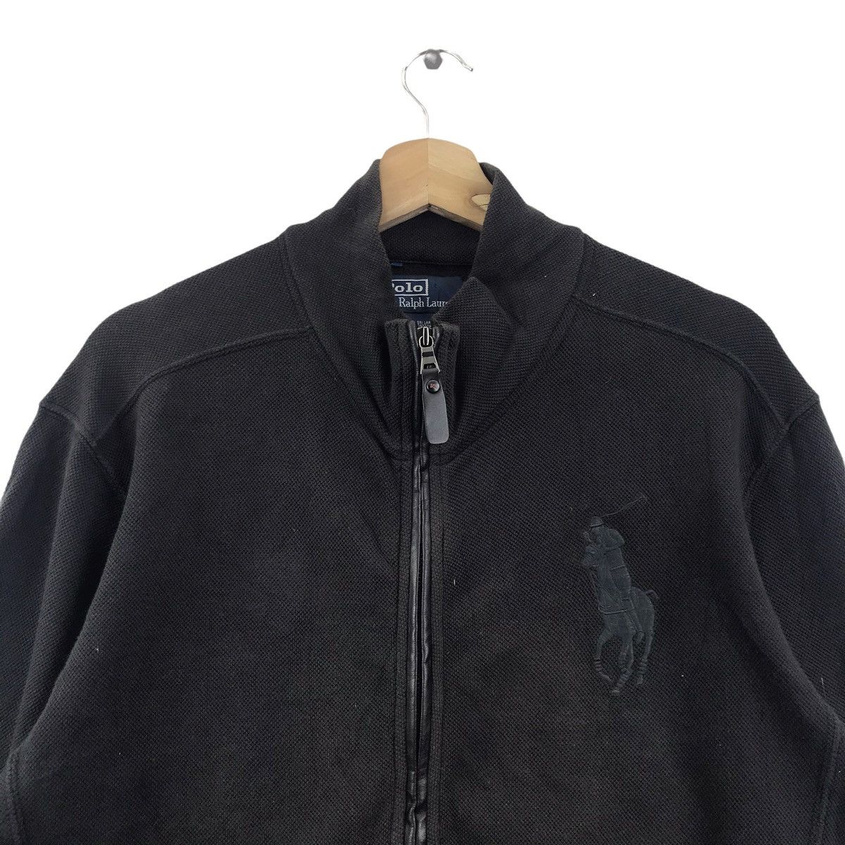 Polo Ralph Lauren Vintage POLO RALPH LAUREN Big Pony Leather SweaterSweatshirt Size US L / EU 52-54 / 3 - 2 Thumbnail