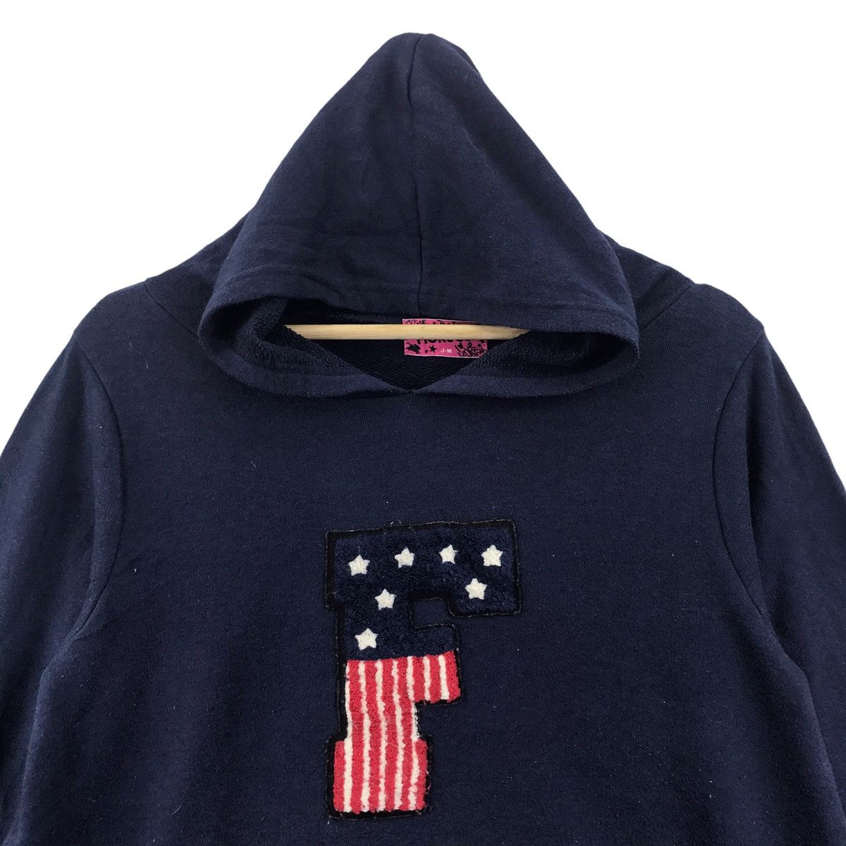 Fiorucci FIORUCCI Embroidered Italy Italian Designer Blue Hoodie Size US M / EU 48-50 / 2 - 2 Thumbnail
