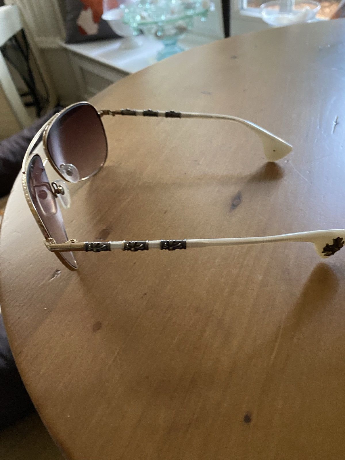Chrome Hearts Chrome Hearts Sunglasses White Gold Tinted Size ONE SIZE - 3 Thumbnail