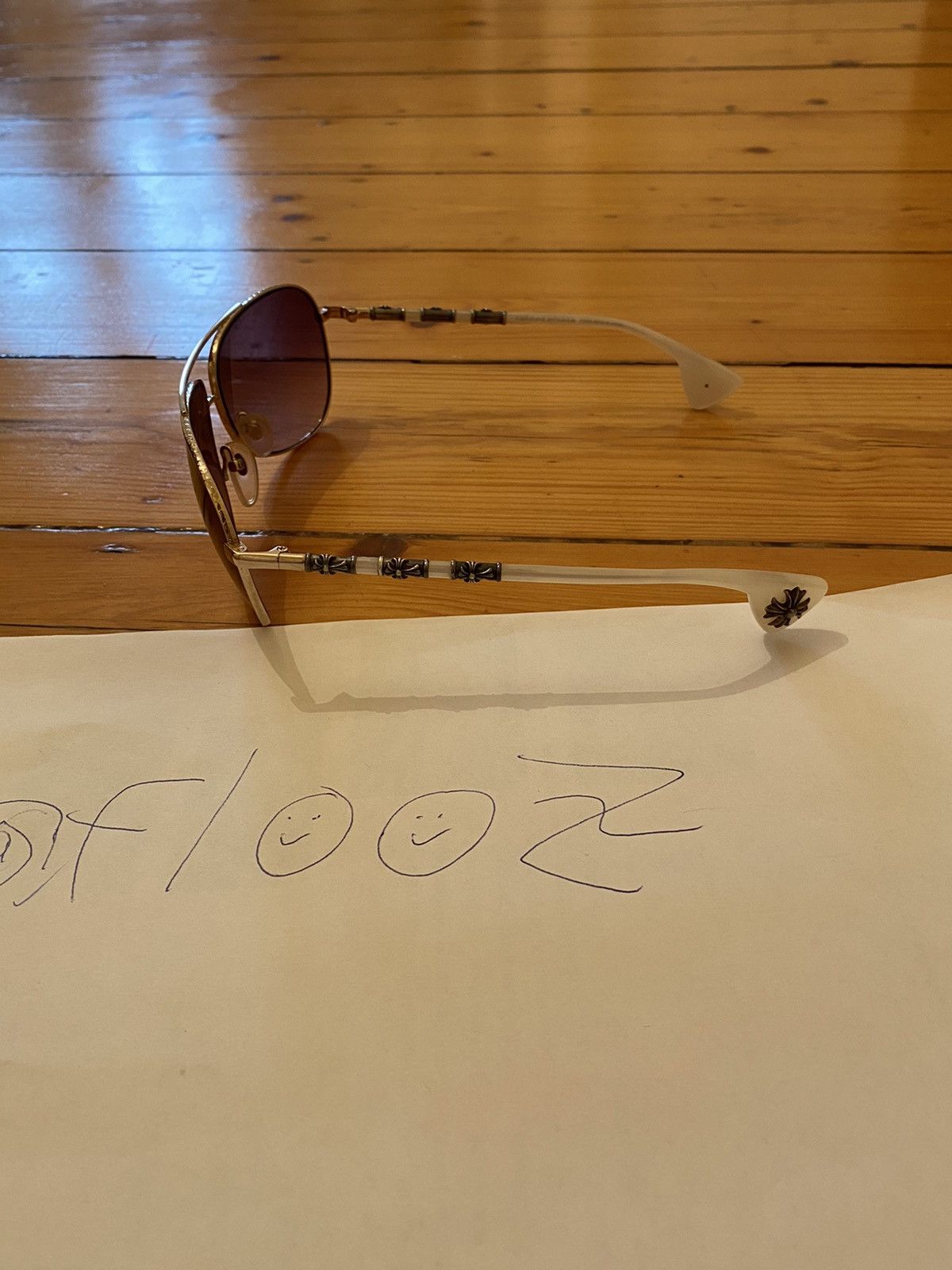 Chrome Hearts Chrome Hearts Sunglasses White Gold Tinted Size ONE SIZE - 2 Thumbnail