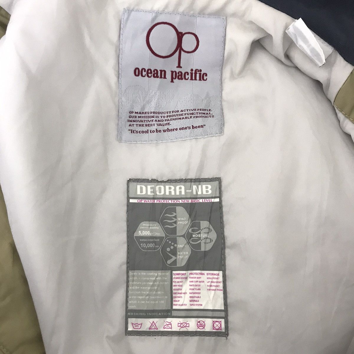 Vintage OCEAN PACIFIC USA Deora-Nb Op Surf Hawaii Ski Hooded