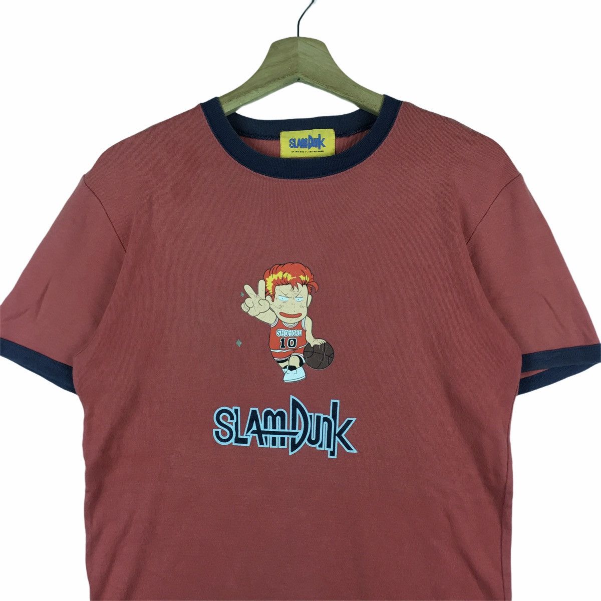 Anime Vtg SLAM DUNK Manga Sakuragi Hanamichi Anime Tee Shirt Size US M / EU 48-50 / 2 - 3 Thumbnail