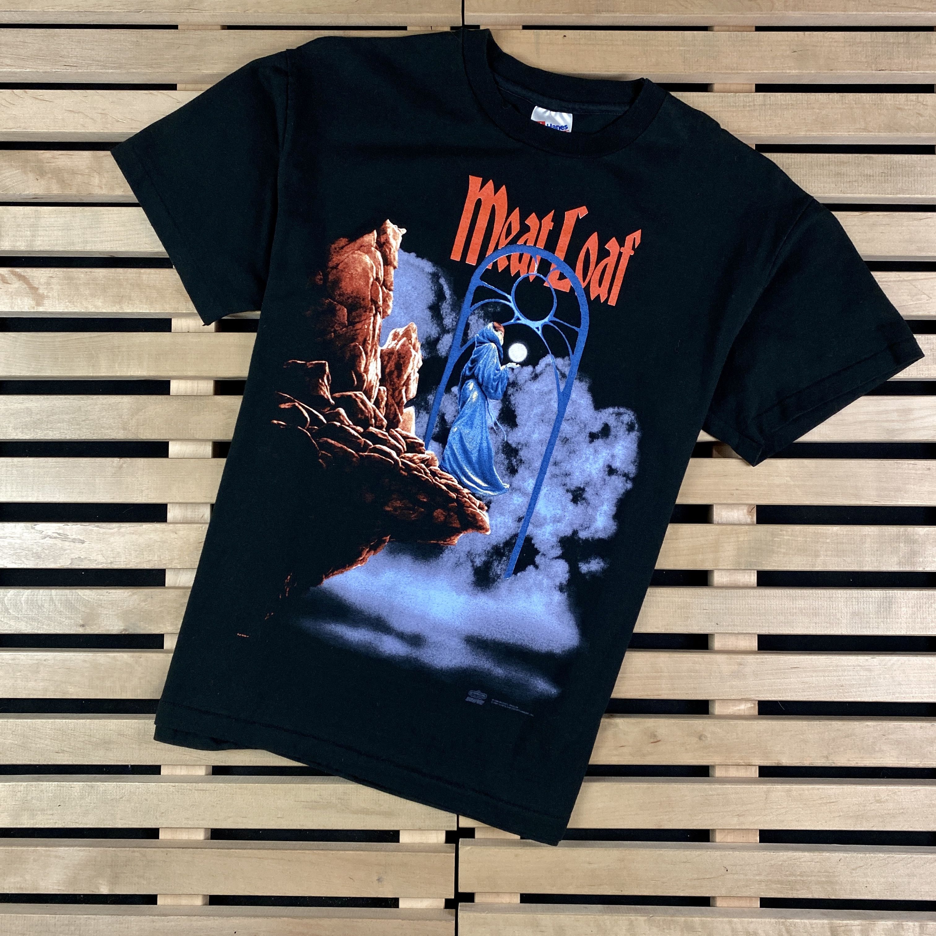 Band Tees × Vintage Mens Vintage T Shirt Meat Loaf 1994 Tour Size L Size US L / EU 52-54 / 3 - 1 Thumbnail