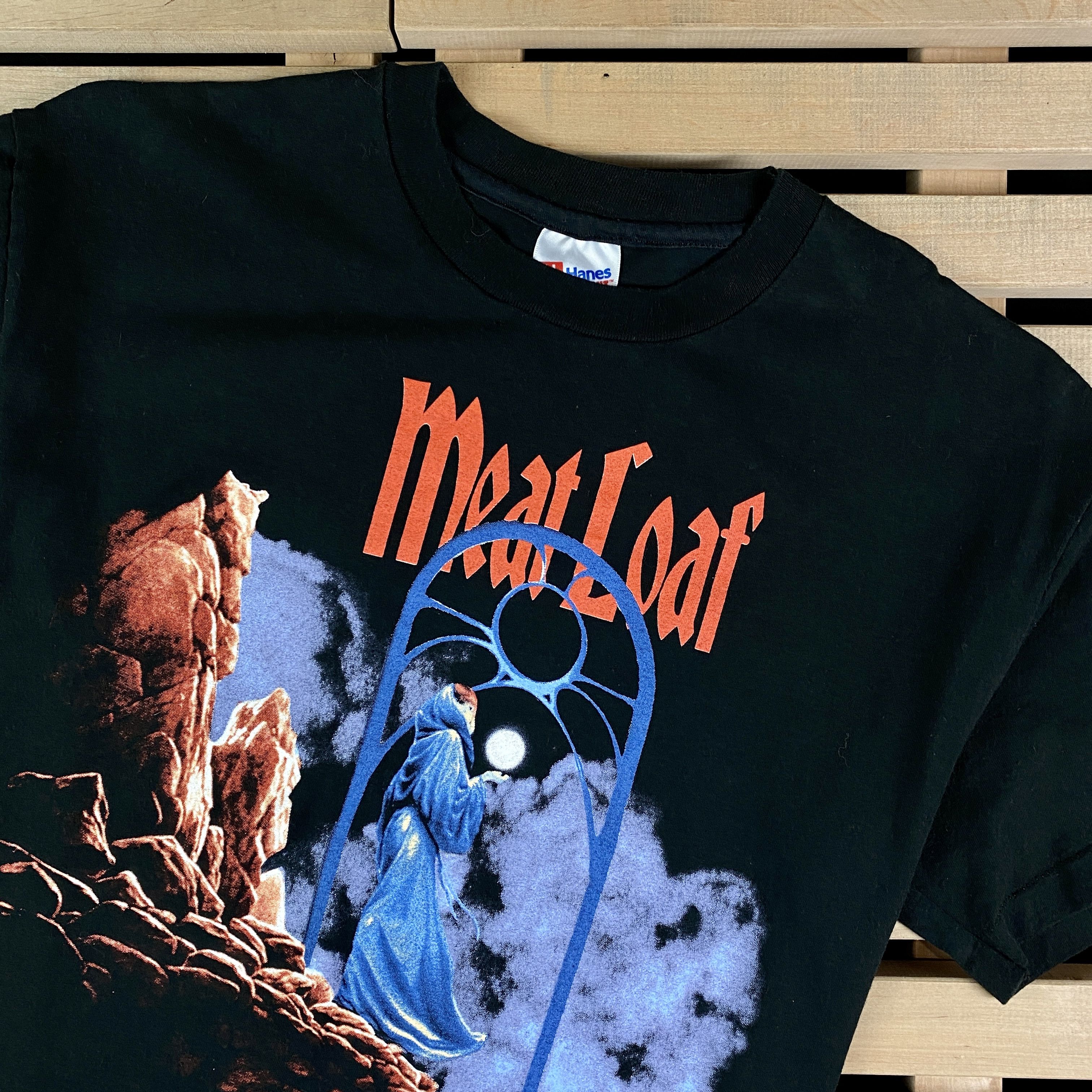 Band Tees × Vintage Mens Vintage T Shirt Meat Loaf 1994 Tour Size L Size US L / EU 52-54 / 3 - 2 Thumbnail