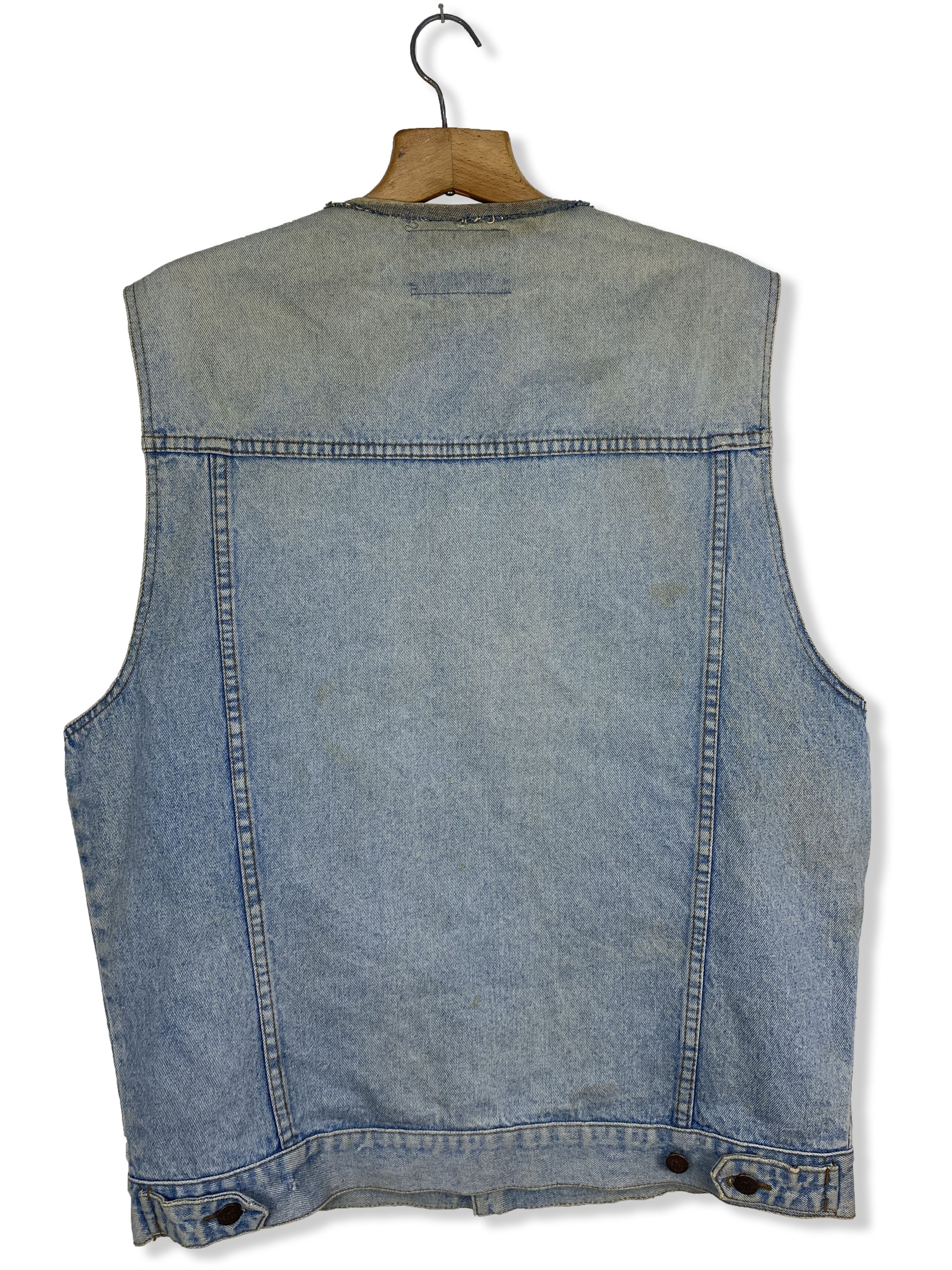 Marlboro Classics 90s Vintage MARLBORO Denim Vest M392 Size US XXL / EU 58 / 5 - 10 Thumbnail