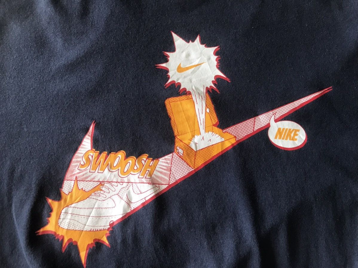 Nike Nike Swoosh Box Shoes Logo Tee Size US S / EU 44-46 / 1 - 6 Thumbnail
