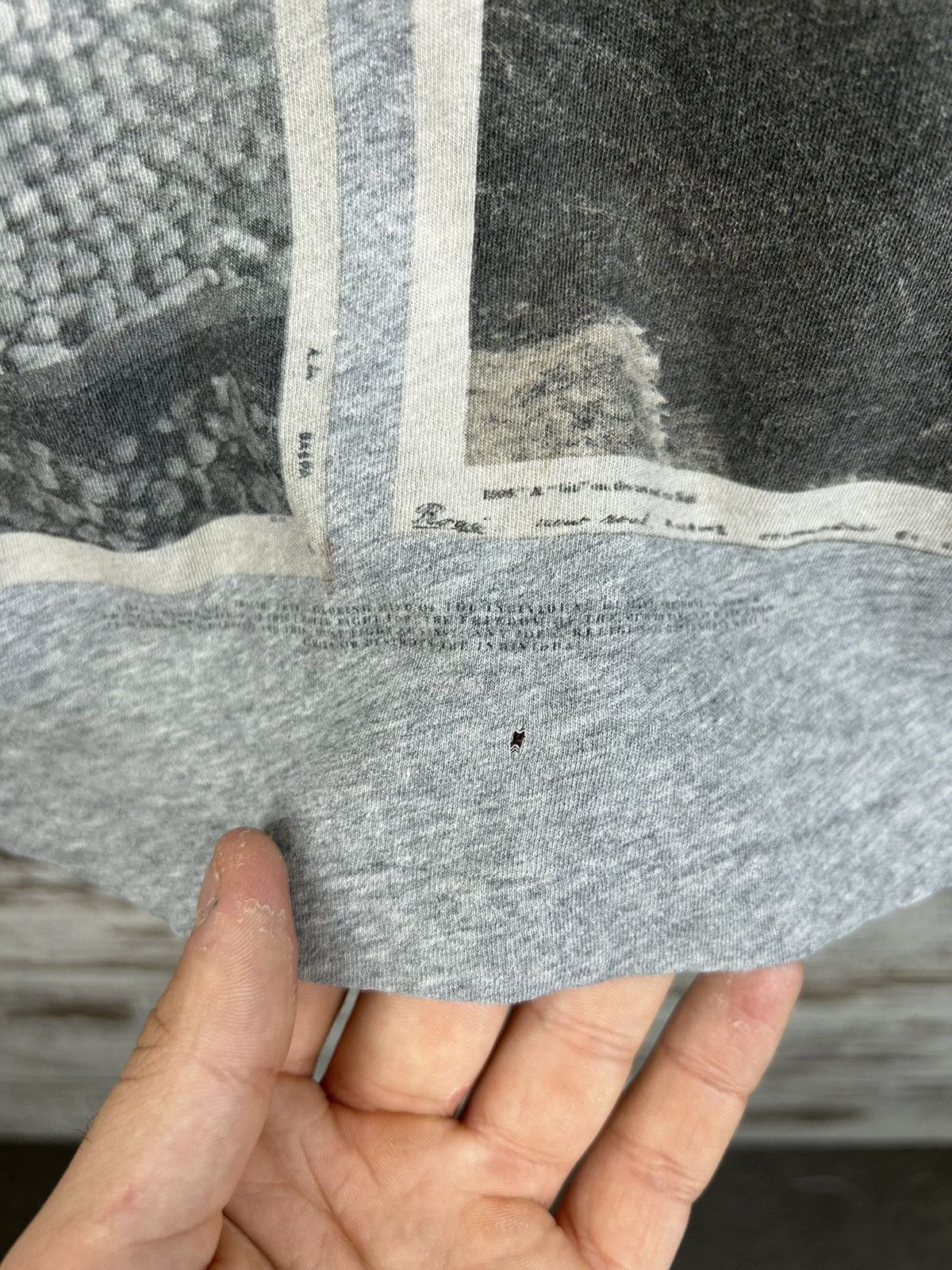 Allsaints Mens AllSaints Overprint T Shirt luxury tee streetwear y2k Size US M / EU 48-50 / 2 - 4 Thumbnail