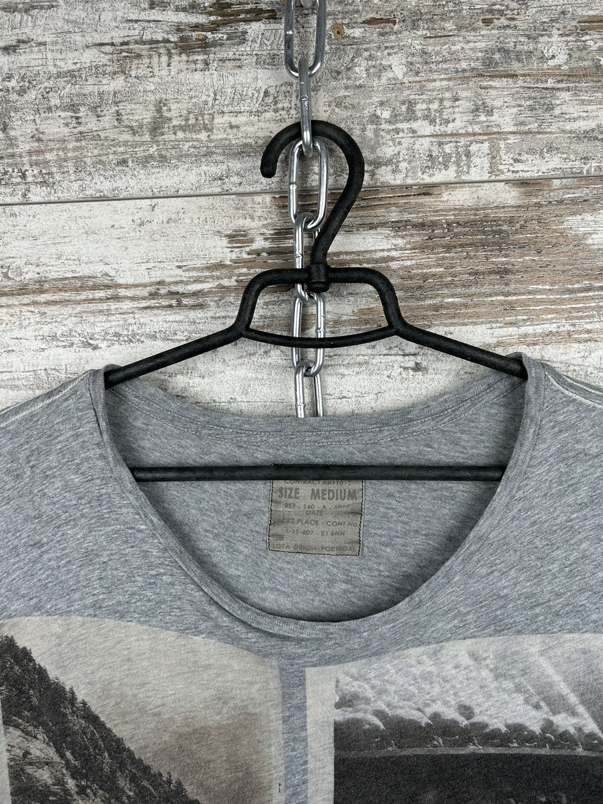 Allsaints Mens AllSaints Overprint T Shirt luxury tee streetwear y2k Size US M / EU 48-50 / 2 - 6 Thumbnail