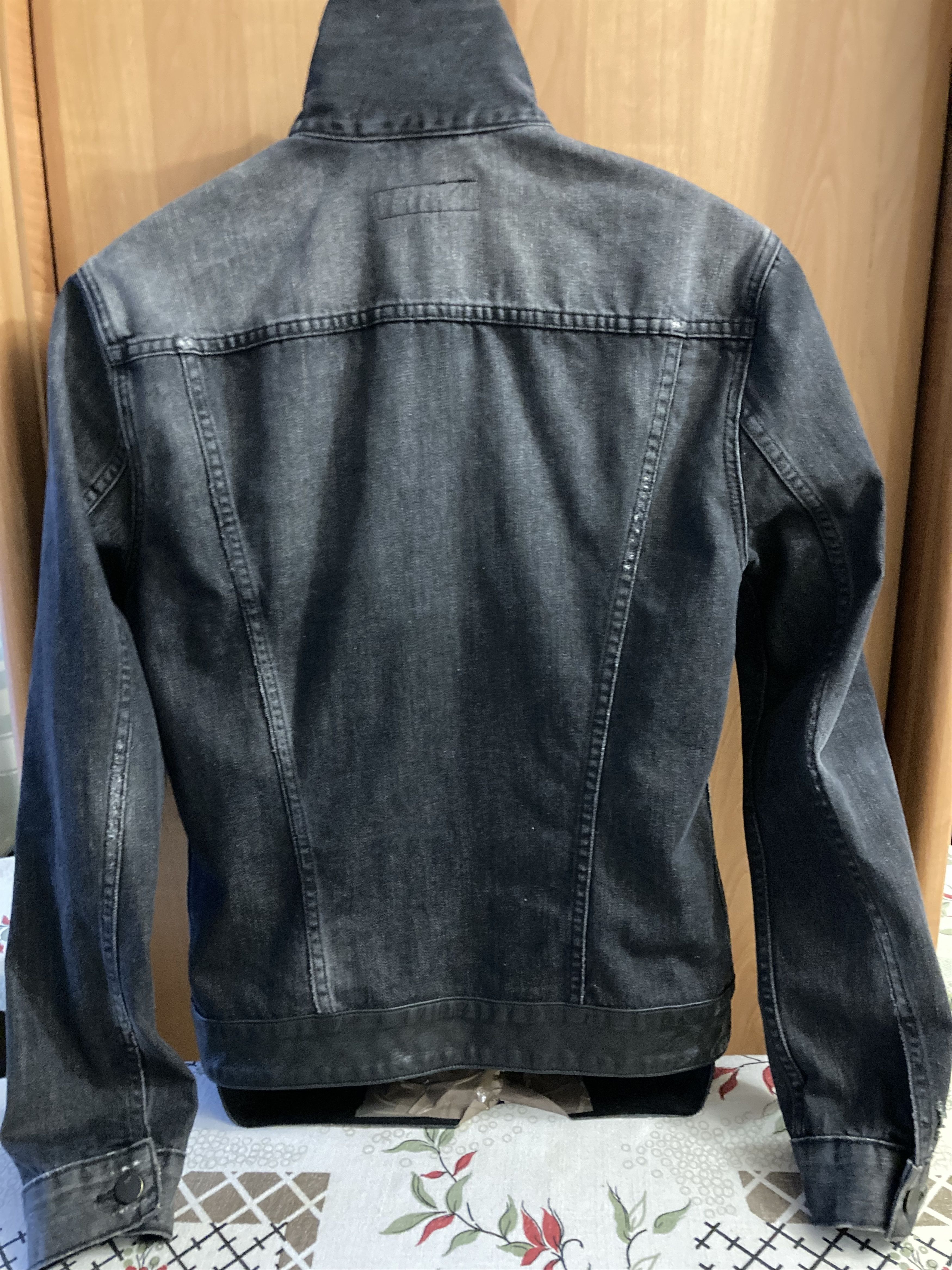 J Brand J Brand Tracker Jacket Owen Jean Destroyed Black Size US M / EU 48-50 / 2 - 3 Thumbnail