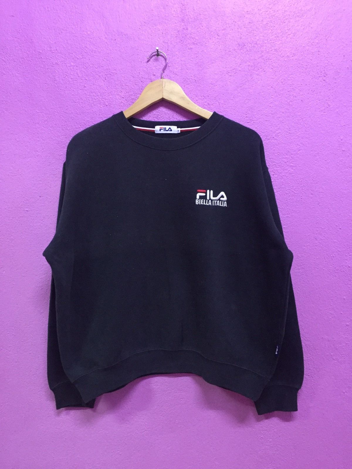 Fila Vintage 90’s Fila Biella Italia Sweatshirts Size M Size US M / EU 48-50 / 2 - 1 Thumbnail