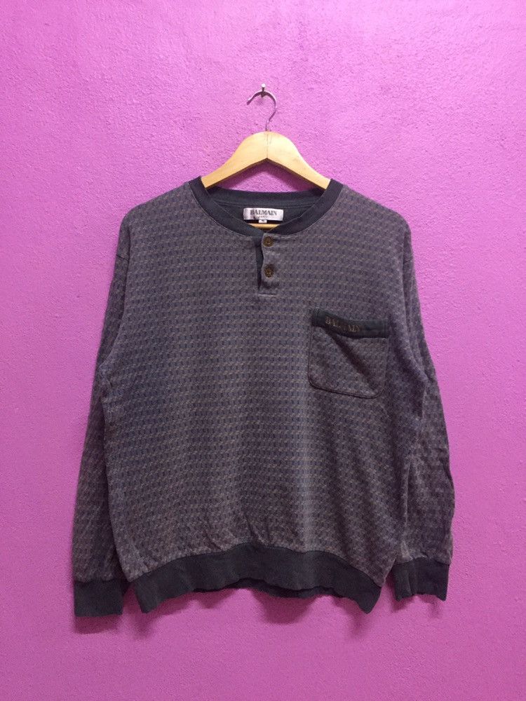 Pierre Balmain Vintage 90’s Pierre Balmain Paris Sweatshirts Size M Size US M / EU 48-50 / 2 - 1 Thumbnail