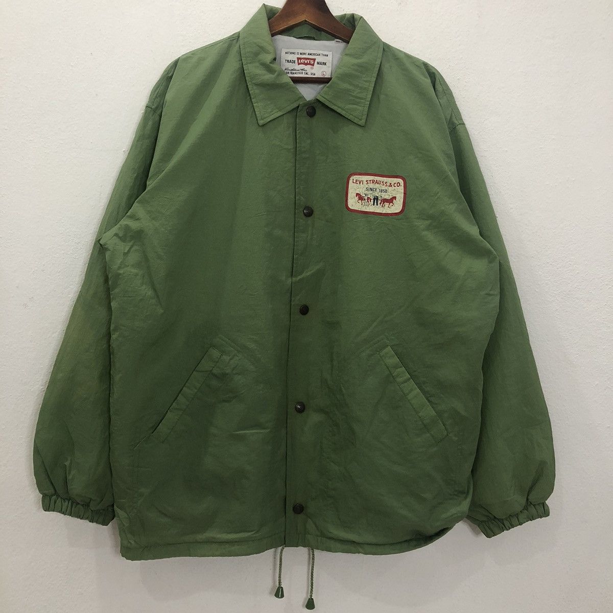 Levi's ❗️RARE❗️Vintage 90S Levi Strauss Big Logo Jacket Size US XL / EU 56 / 4 - 2 Thumbnail