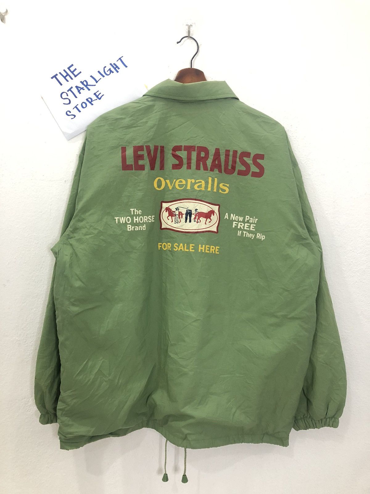 Levi's ❗️RARE❗️Vintage 90S Levi Strauss Big Logo Jacket Size US XL / EU 56 / 4 - 1 Thumbnail