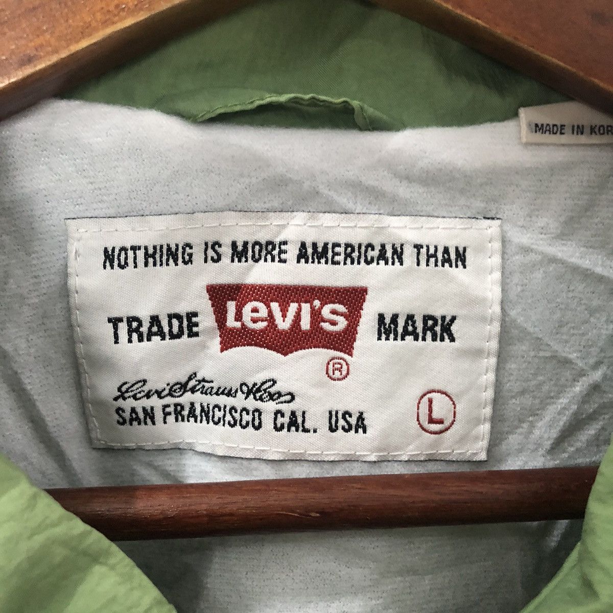 Levi's ❗️RARE❗️Vintage 90S Levi Strauss Big Logo Jacket Size US XL / EU 56 / 4 - 9 Thumbnail
