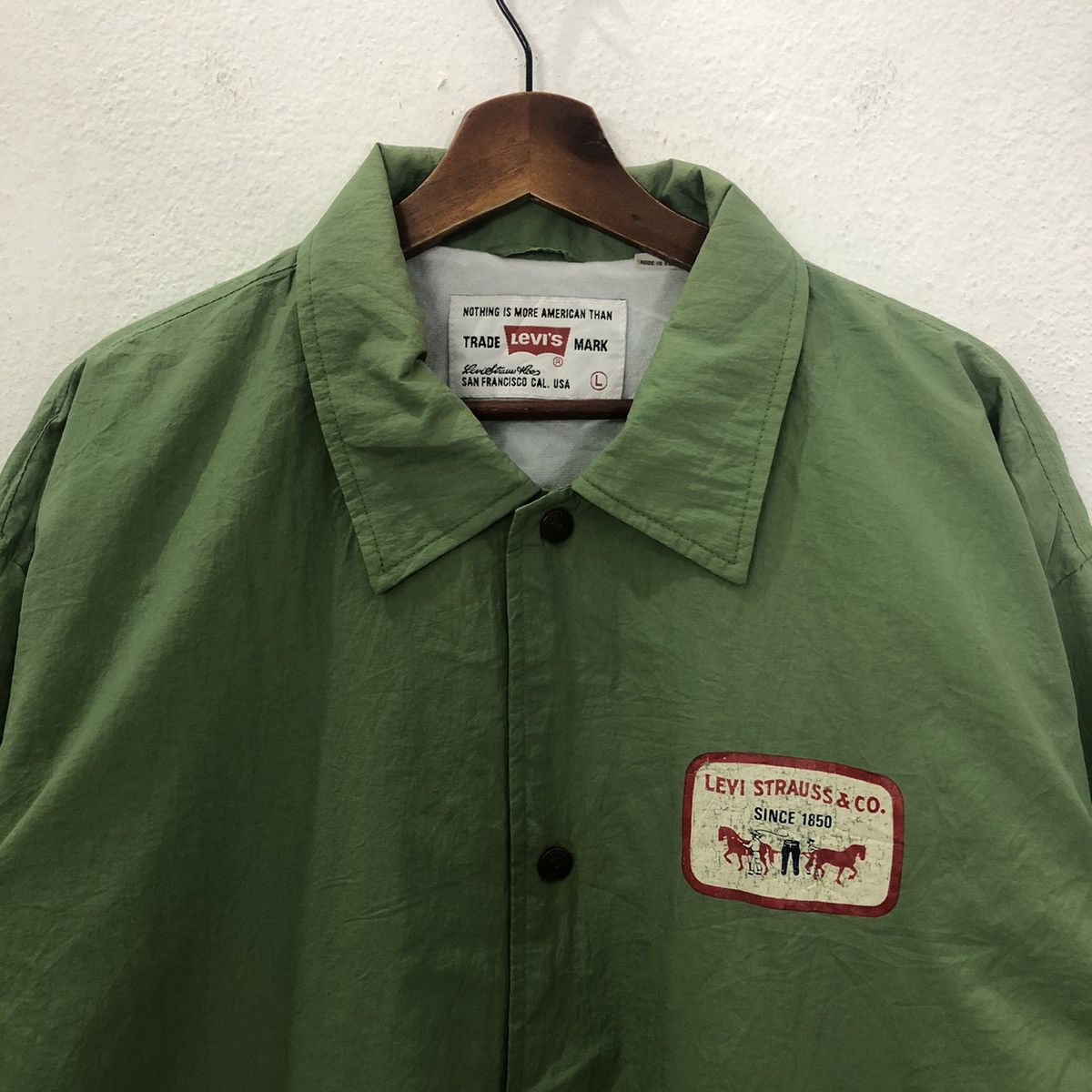 Levi's ❗️RARE❗️Vintage 90S Levi Strauss Big Logo Jacket Size US XL / EU 56 / 4 - 3 Thumbnail