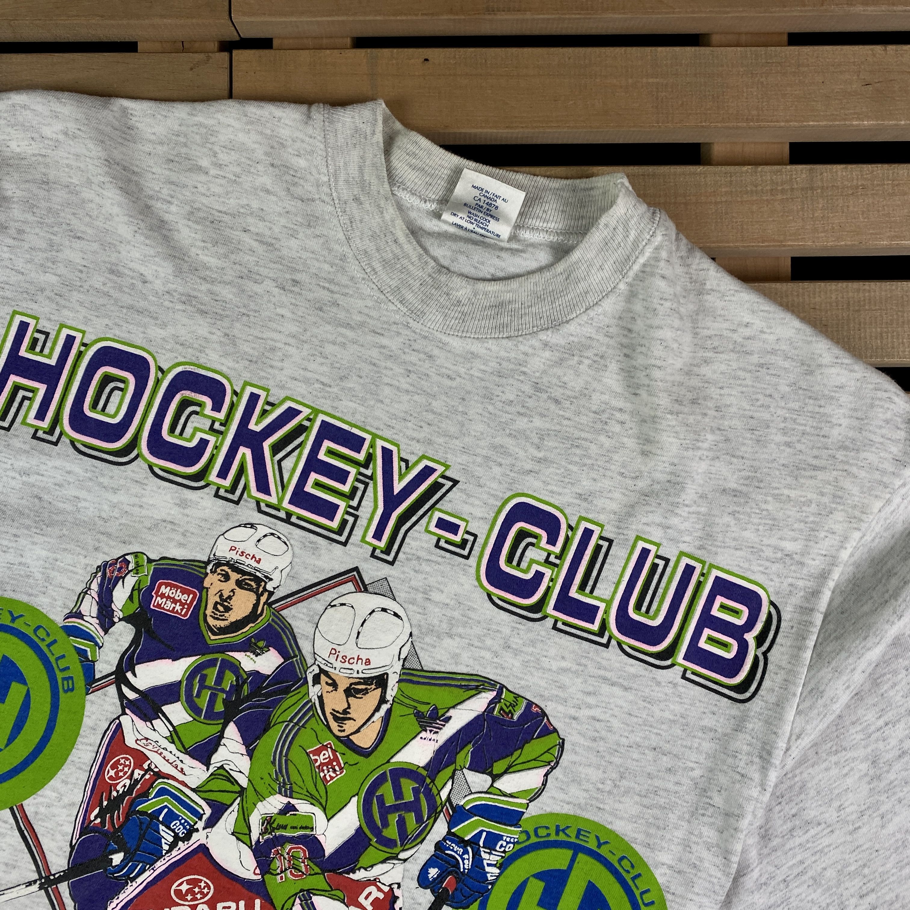 Vintage Mens Vintage T Shirt Hockey Club Davos 1993 Size S Size US S / EU 44-46 / 1 - 2 Thumbnail