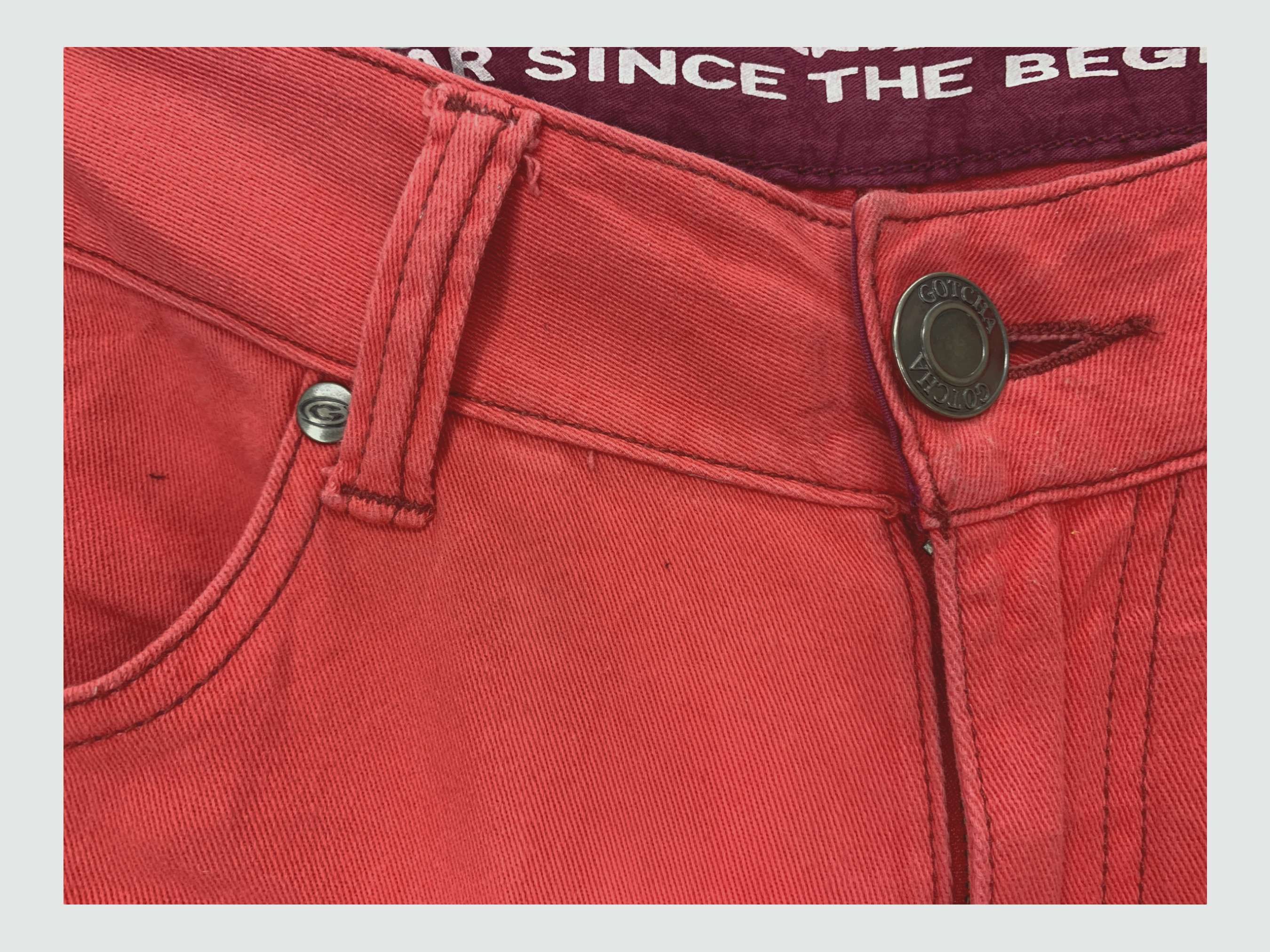 Gotcha × Japanese Brand Gotcha Red Pants Gotcha Hip Hop Surf Pants Size US 30 / EU 46 - 11 Thumbnail