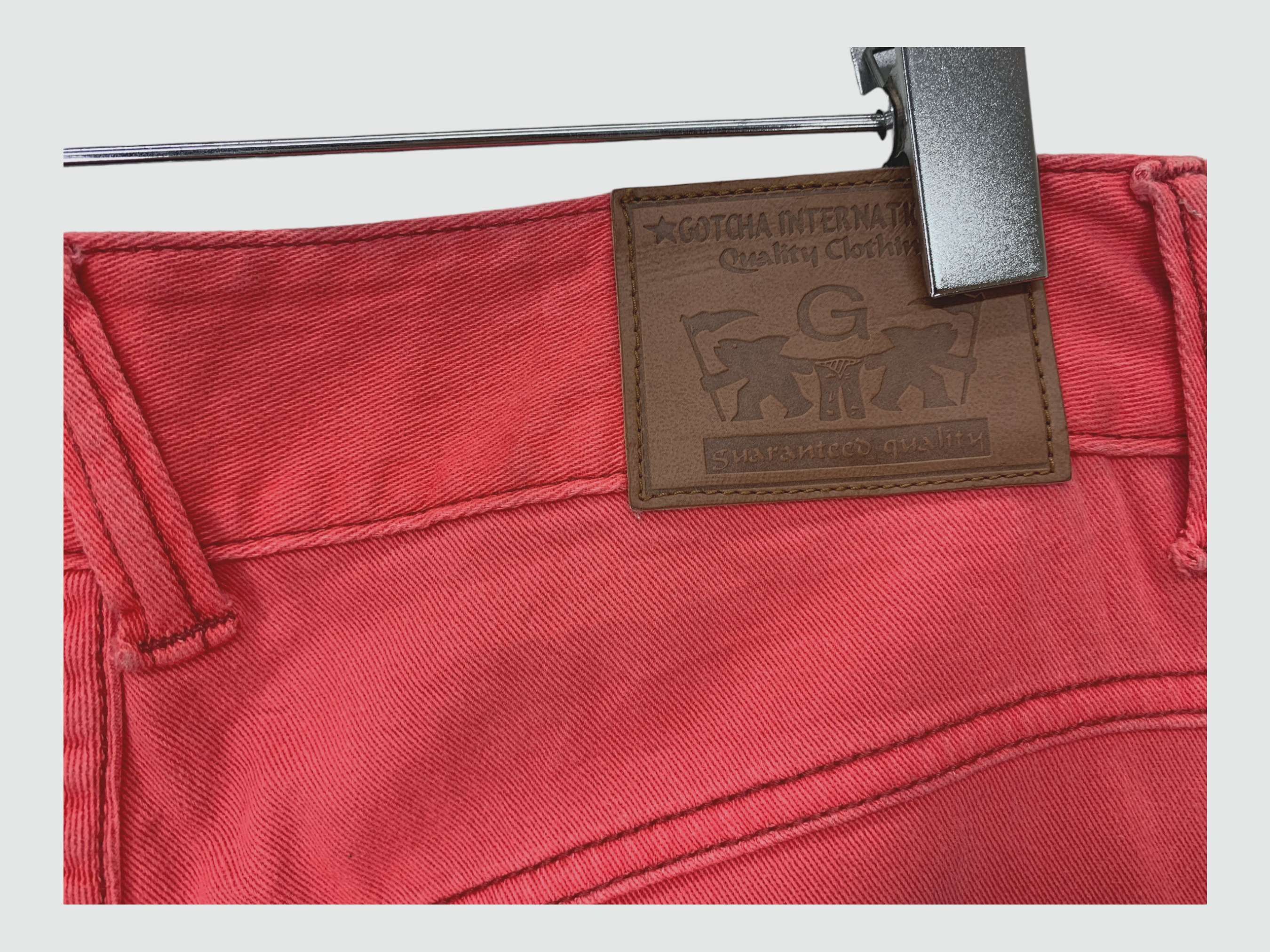 Gotcha × Japanese Brand Gotcha Red Pants Gotcha Hip Hop Surf Pants Size US 30 / EU 46 - 10 Thumbnail