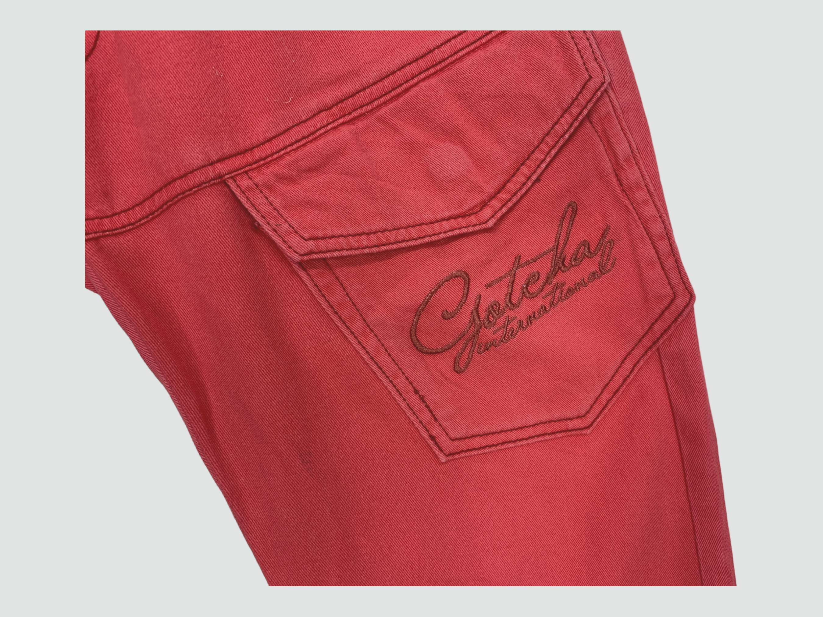 Gotcha × Japanese Brand Gotcha Red Pants Gotcha Hip Hop Surf Pants Size US 30 / EU 46 - 13 Thumbnail