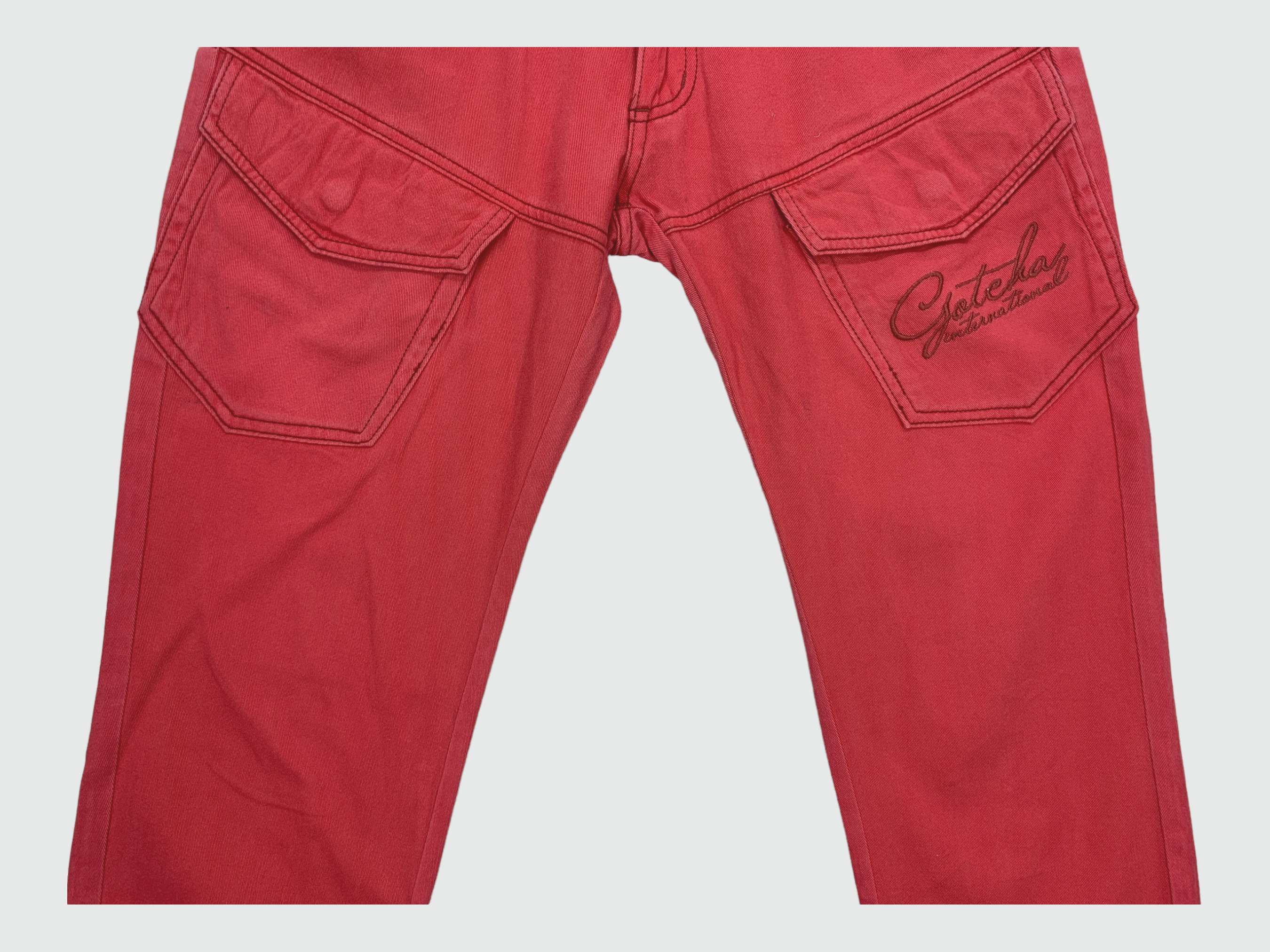 Gotcha × Japanese Brand Gotcha Red Pants Gotcha Hip Hop Surf Pants Size US 30 / EU 46 - 4 Thumbnail