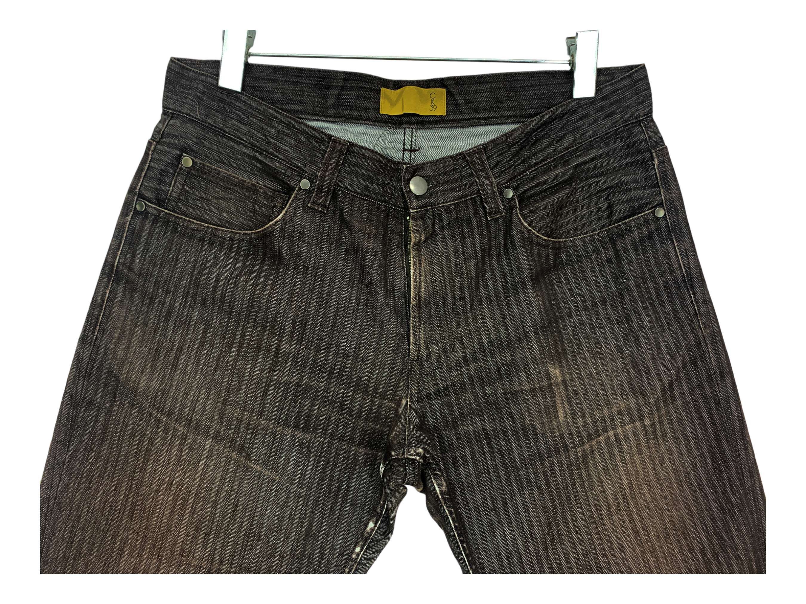Japanese Brand CK39 Hickory Denim Japanese Contemporary Workwear Size US 33 - 3 Thumbnail