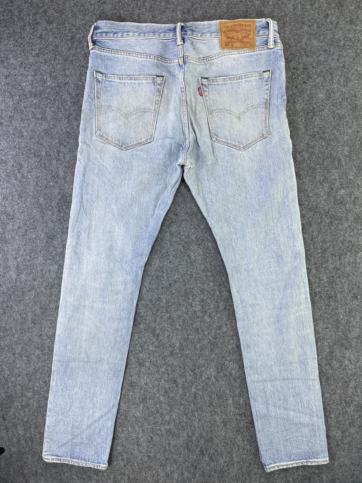 Levi's Vintage Levis 501 S Stone Wash Jeans - J805 Size US 34 / EU 50 - 2 Thumbnail