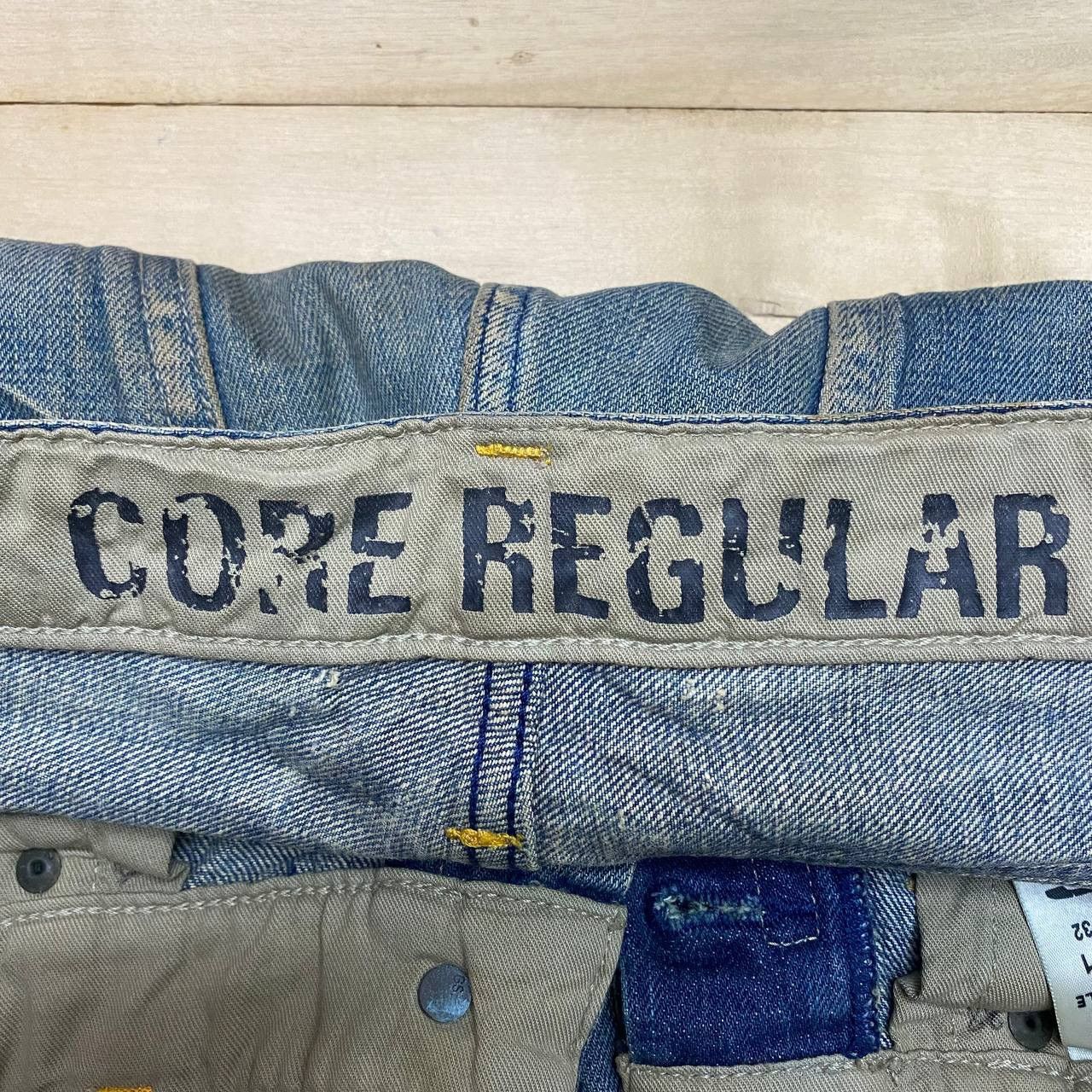 G-Star × Vintage X442 G STAR CORE REGULAR SELVEDGE PAINT SPLASH DENIM Size US 34 / EU 50 - 8 Thumbnail