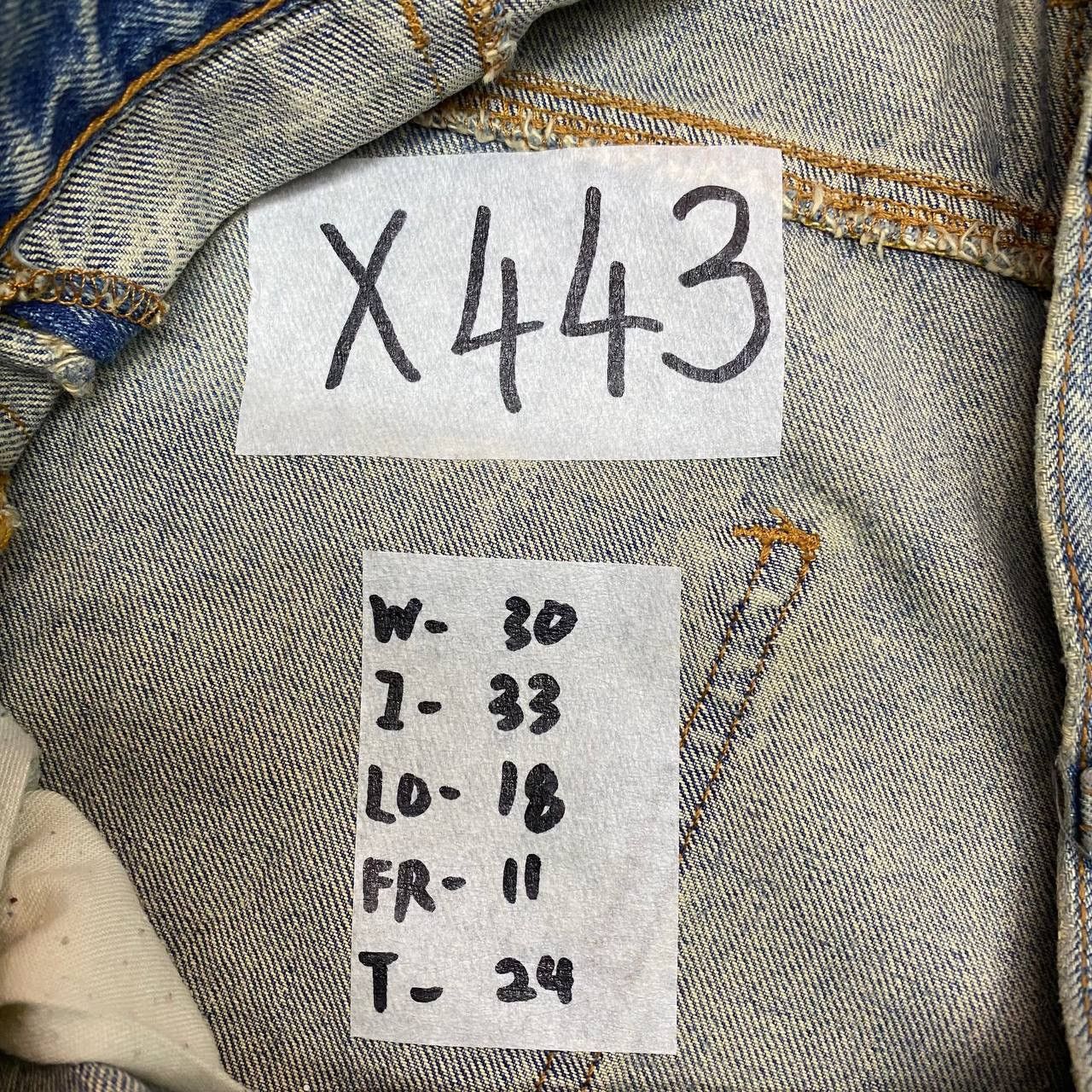 Energie X443 ENERGIE GOLD MADE IN ITALY PATCHWORK DENIM Size US 30 / EU 46 - 10 Thumbnail