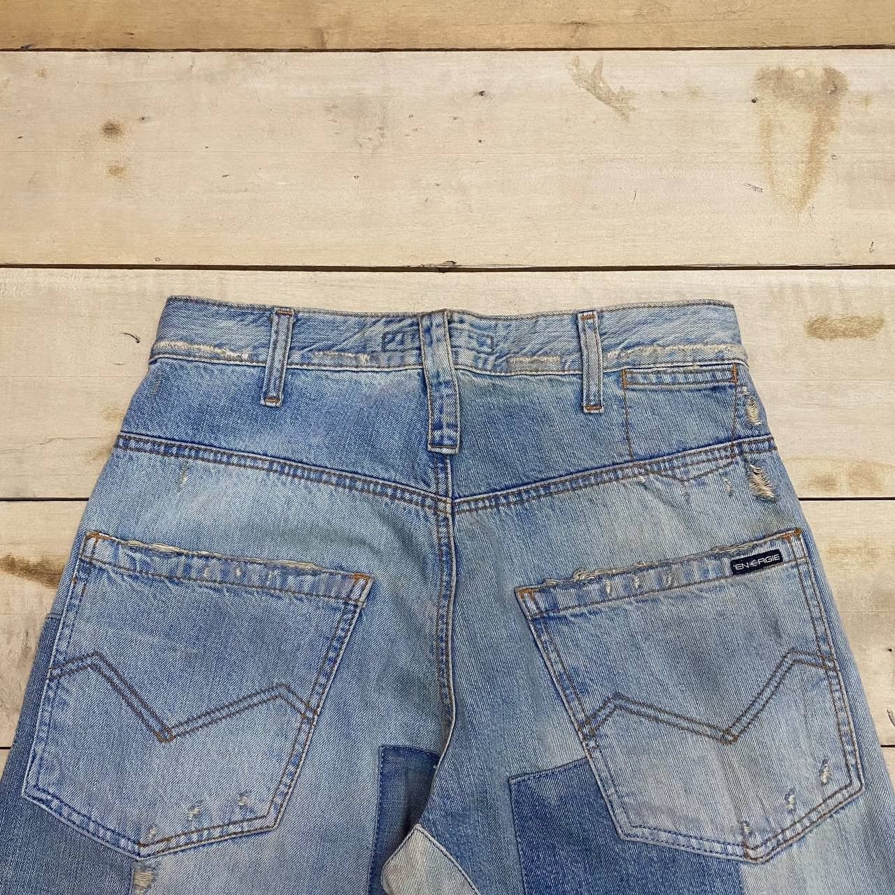 Energie X443 ENERGIE GOLD MADE IN ITALY PATCHWORK DENIM Size US 30 / EU 46 - 2 Thumbnail