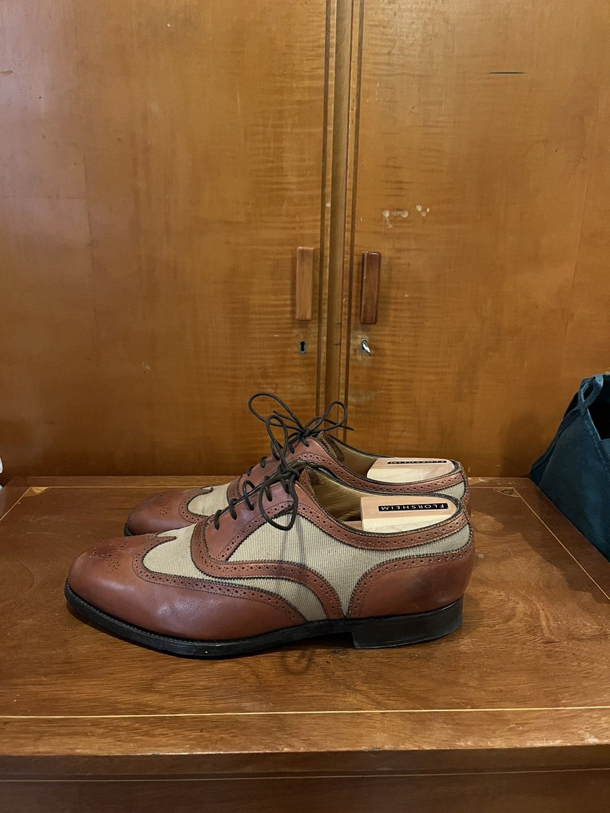 Edward Green Chelsea Burnt Pine Antiqued Leather Derby 202  display picture 1