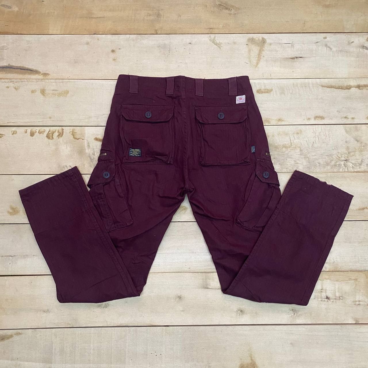 Japanese Brand X448 JAPAN BACK NUMBER X ARMORED EQUIPMENT CARGO PANTS Size US 34 / EU 50 - 1 Thumbnail