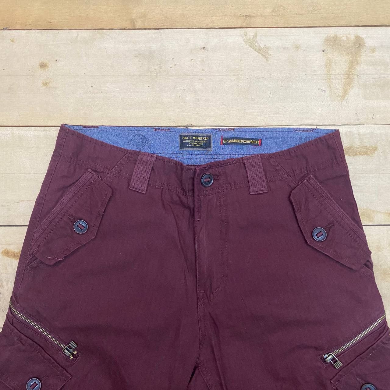 Japanese Brand X448 JAPAN BACK NUMBER X ARMORED EQUIPMENT CARGO PANTS Size US 34 / EU 50 - 4 Thumbnail