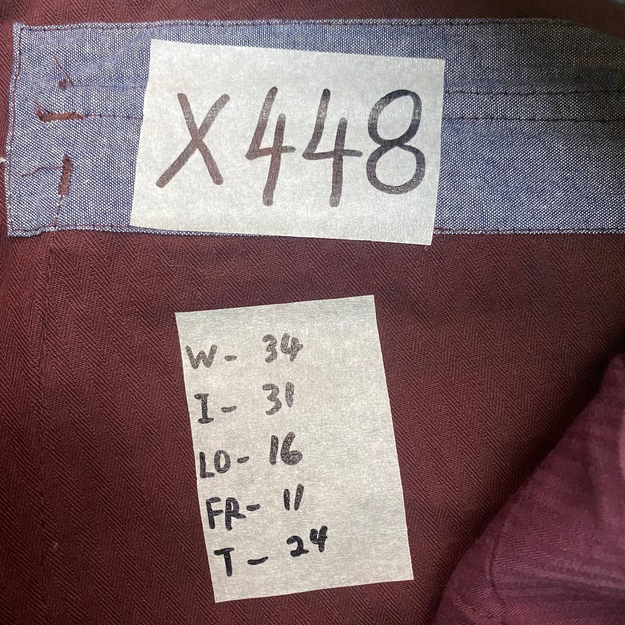 Japanese Brand X448 JAPAN BACK NUMBER X ARMORED EQUIPMENT CARGO PANTS Size US 34 / EU 50 - 10 Thumbnail