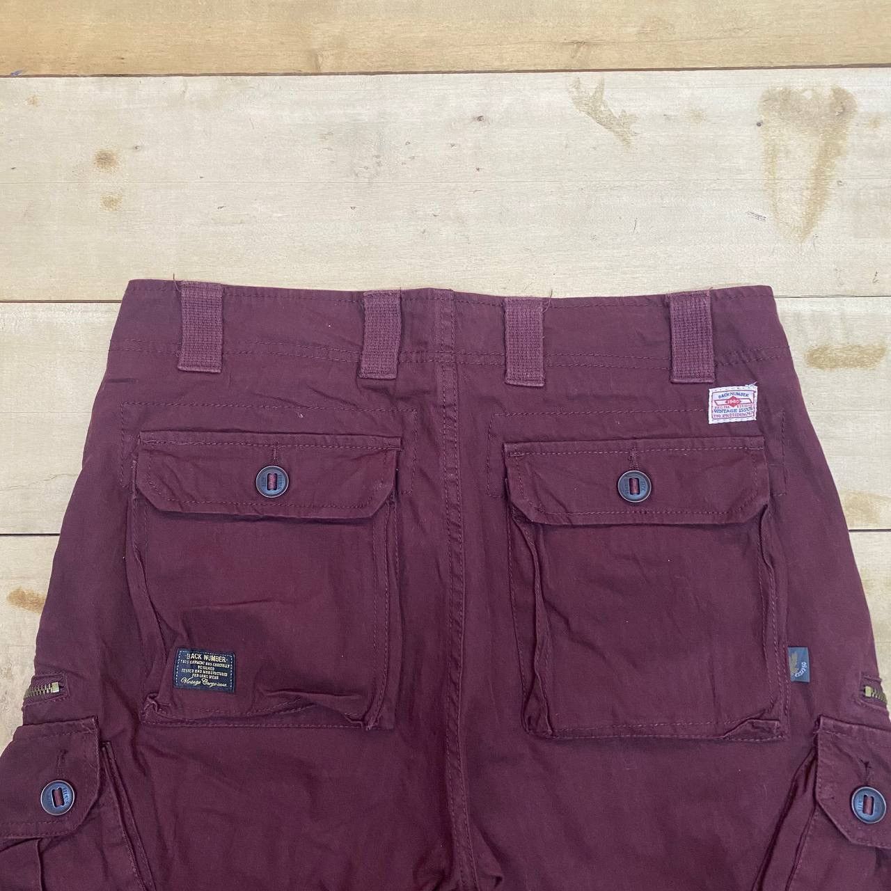 Japanese Brand X448 JAPAN BACK NUMBER X ARMORED EQUIPMENT CARGO PANTS Size US 34 / EU 50 - 2 Thumbnail