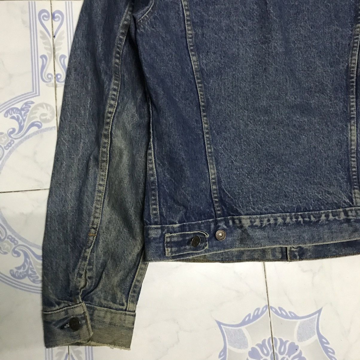 Levi's Vtg Distress Levis Type III Trucker Denim Jacket Button No52 Size US L / EU 52-54 / 3 - 9 Thumbnail