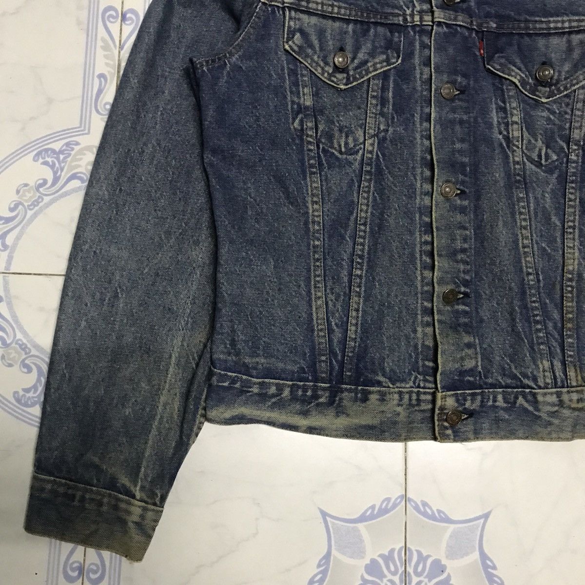 Levi's Vtg Distress Levis Type III Trucker Denim Jacket Button No52 Size US L / EU 52-54 / 3 - 3 Thumbnail