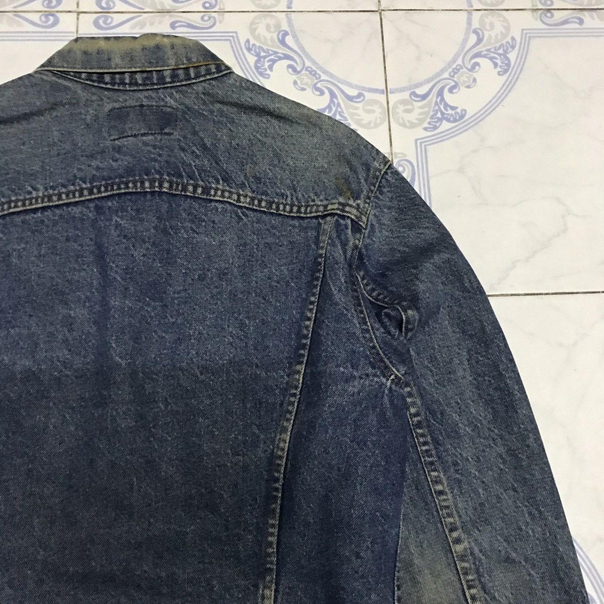 Levi's Vtg Distress Levis Type III Trucker Denim Jacket Button No52 Size US L / EU 52-54 / 3 - 11 Thumbnail