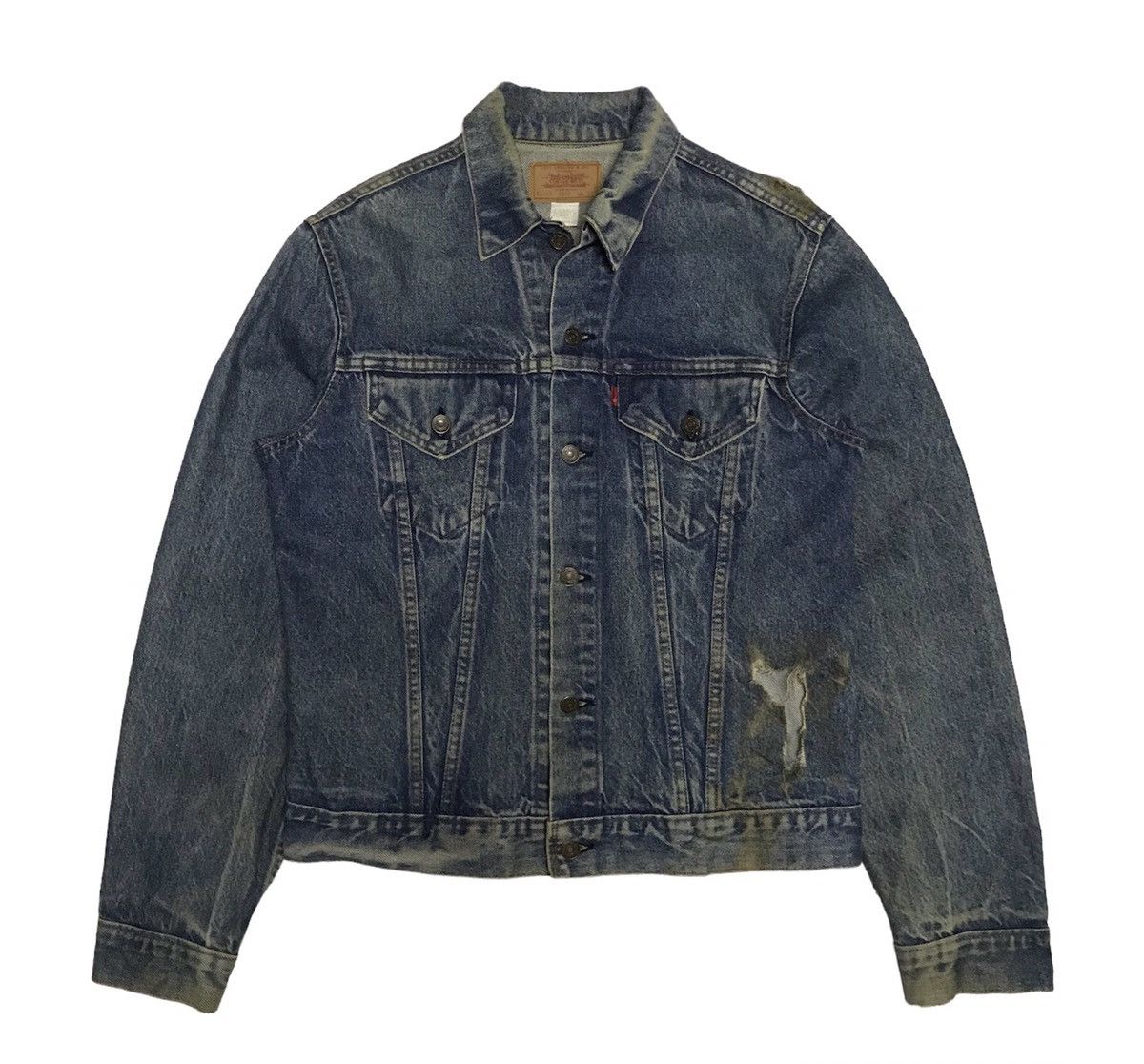 image of VTG Distress Levis Type Iii Trucker Denim Jacket Button No52, Men's (Size Large)