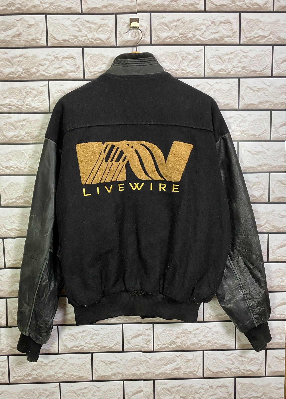Vintage Vintage Livewire Varsity Jackets Size US L / EU 52-54 / 3 - 3 Thumbnail