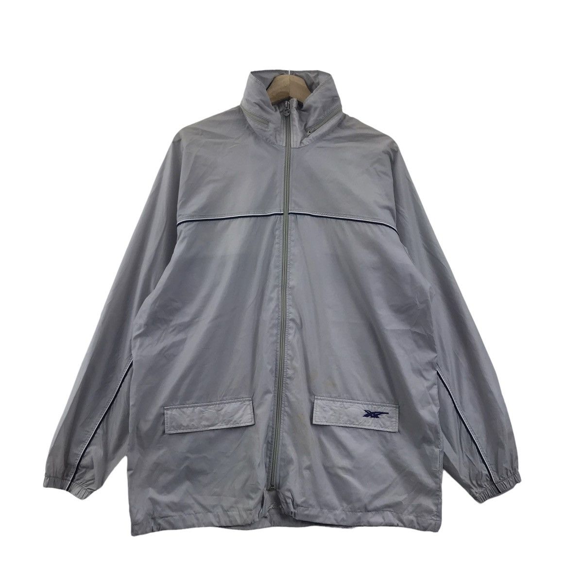 Asics ASICS SPORT JAPAN Tennis Grey Windbreaker Jacket Size US L / EU 52-54 / 3 - 1 Thumbnail