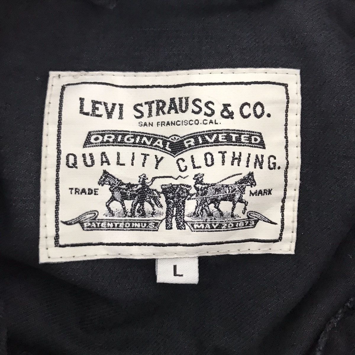 Levi's LEVIS STRAUSS White Label Denim Chore Jeans Jacket Workwear Size US L / EU 52-54 / 3 - 6 Thumbnail