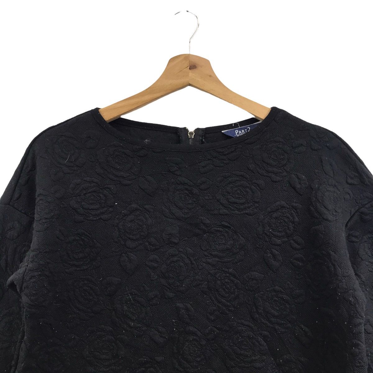 Junko Shimada JUNKO SHIMADA PART 2 Flower Japan Long Black Sweatshirt Size US M / EU 48-50 / 2 - 2 Thumbnail