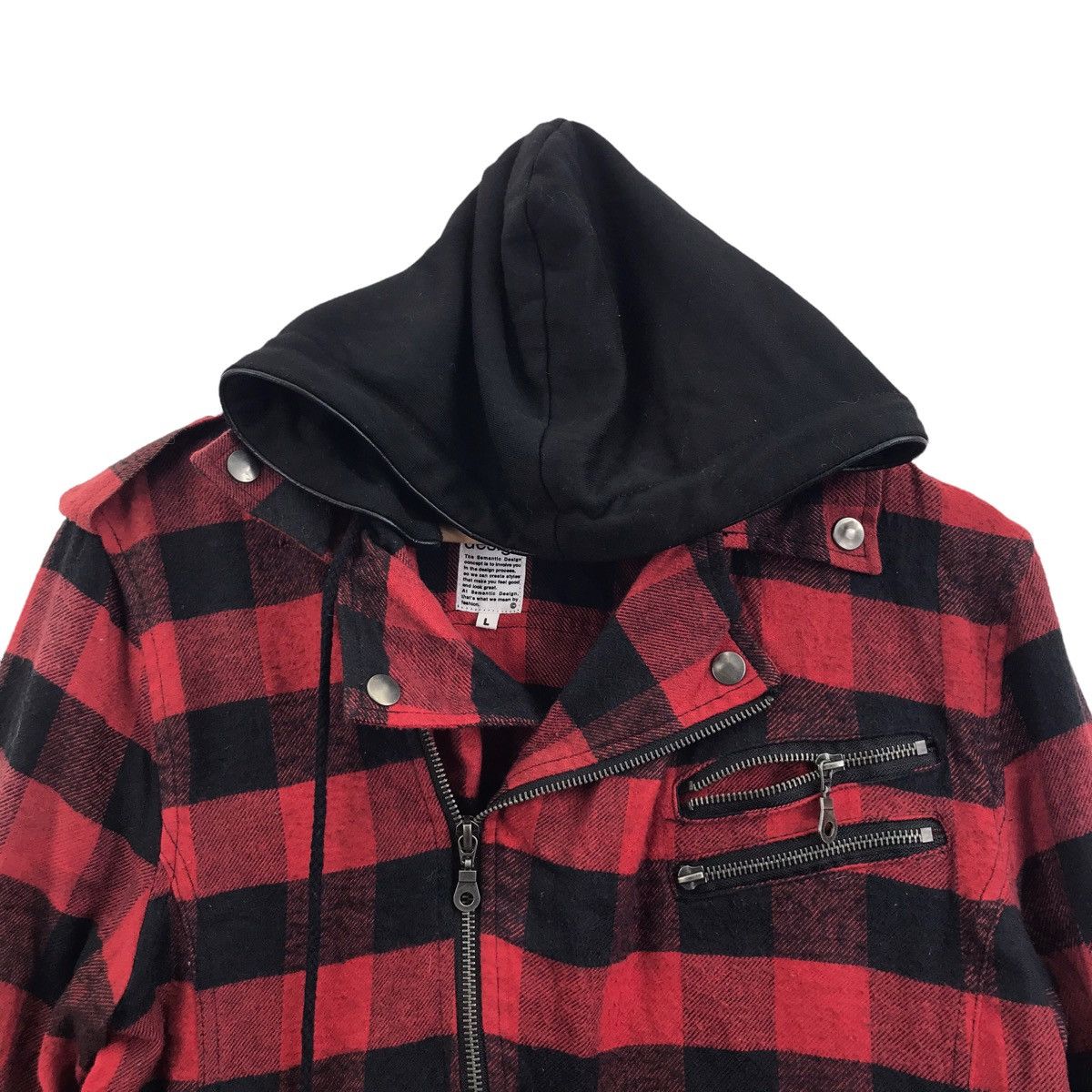 Japanese Brand SEMANTIC DESIGN Perfecto Japanese Brand Punk Bondage Jacket Size US L / EU 52-54 / 3 - 2 Thumbnail